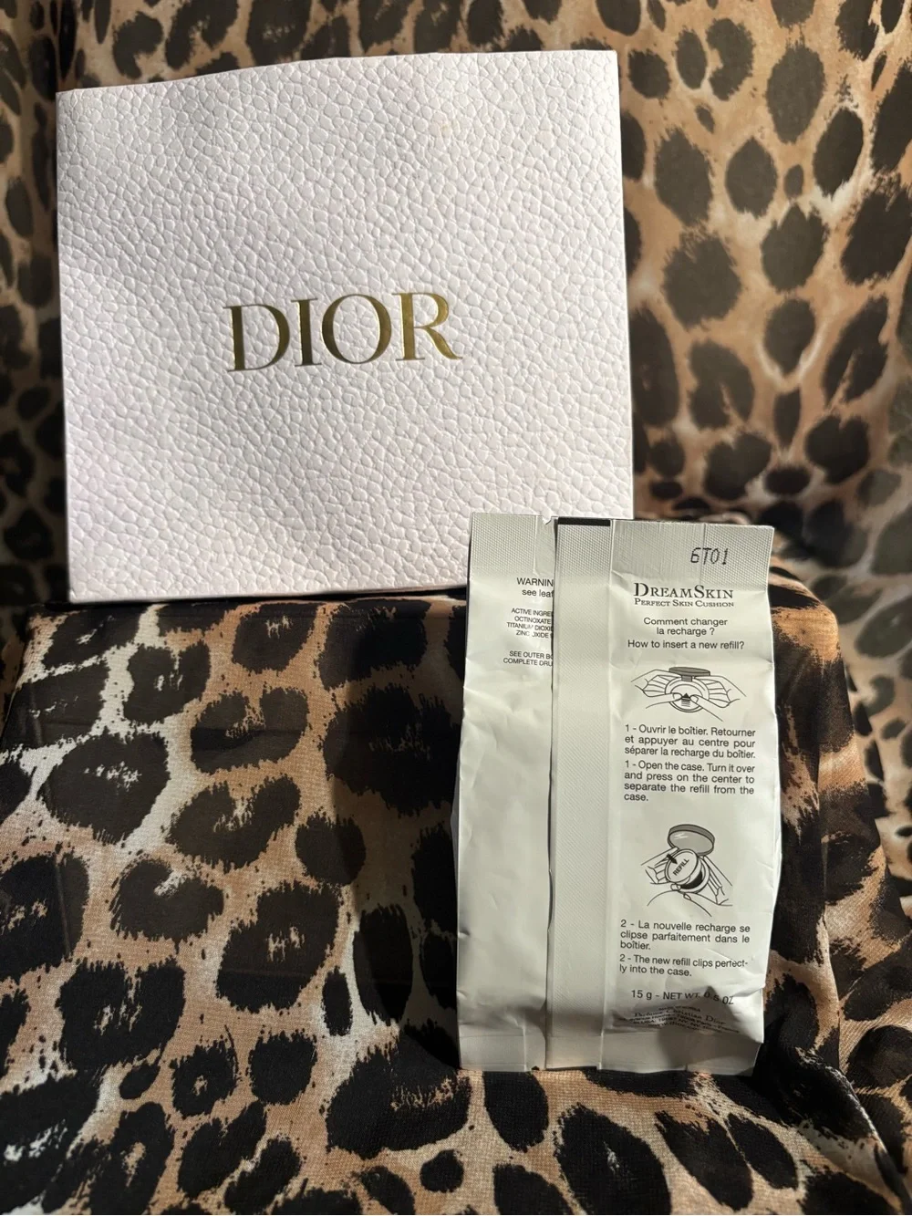Dior Capture Totale Dreamskin cushion foundation refill tester new sealed